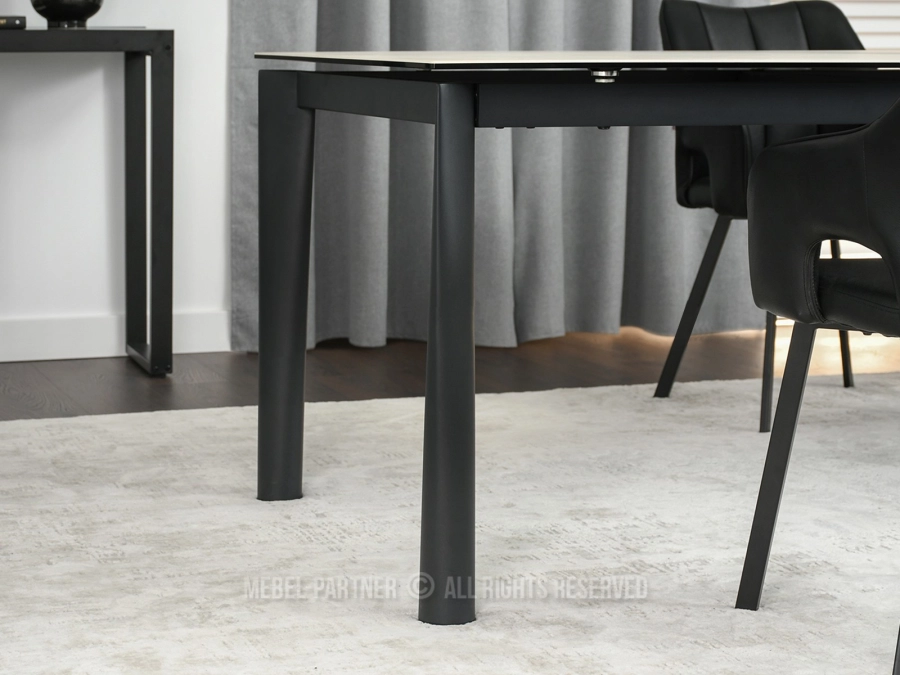 Wymiary ceramicznego stołu do jadalni TORETO